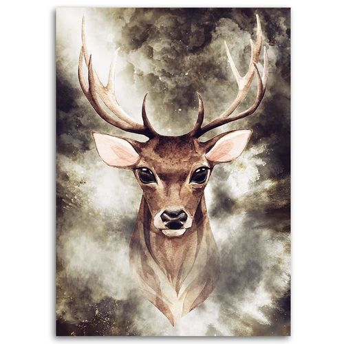 Deco Panel, Jelonek wśród dymu 40x60 na Arena.pl