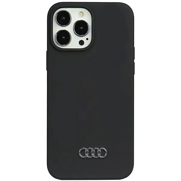 Etui Audi Silicone Case na iPhone 13 Pro Max - czarne zdjęcie 1