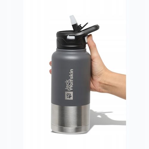Butelka termiczna Jack Wolfskin Saima Insulated Straw 950 ml asphalt OS na Arena.pl