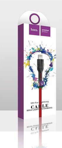 Hoco U31 mocny nylonowy kabel do iPhone Lightning 1.2m na Arena.pl