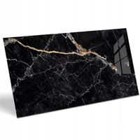 PŁYTKI CERAMICZNE GRES CZARNY MARMUR PODŁOGOWE ŚCIENNE 120X60 WYSOKI POŁYSK