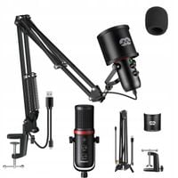 MOZOS MKIT-GX MIKROFON DO KOMPUTERA USB GAMINGOWY POJEMNOŚCIOWY