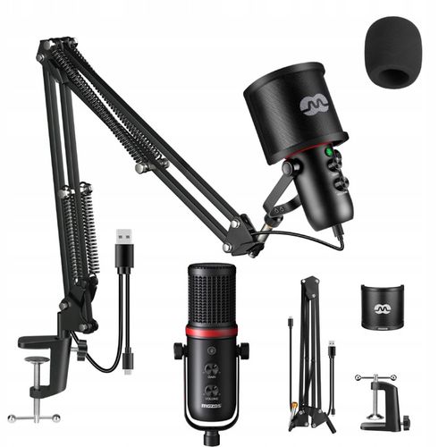 MOZOS MKIT-GX MIKROFON DO KOMPUTERA USB GAMINGOWY POJEMNOŚCIOWY na Arena.pl