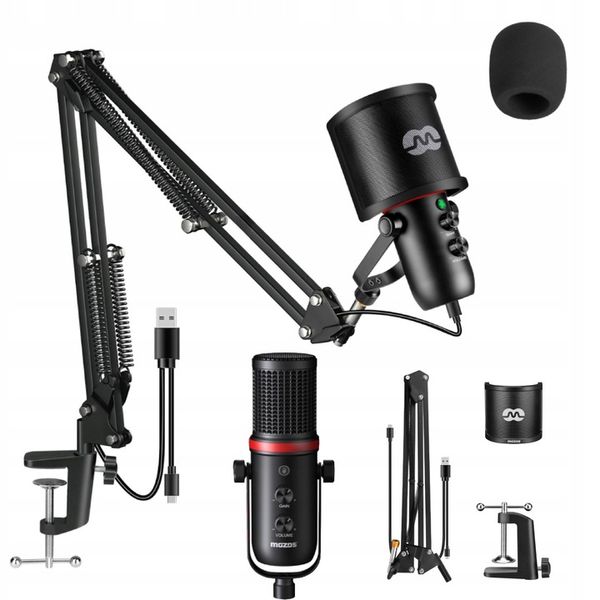 MOZOS MKIT-GX MIKROFON DO KOMPUTERA USB GAMINGOWY POJEMNOŚCIOWY zdjęcie 1