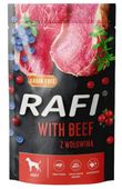 Pełnoporcjowa karma z witaminami dla dorosłych psów - Rafi Wołowina 500g