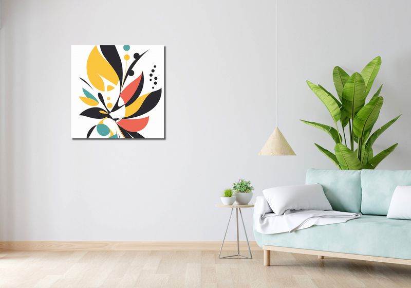 Obraz 70x70cm Radosny Bujak zdjęcie 2