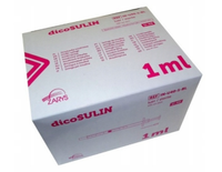 Strzykawki insulinowe dicoSULIN 0,4 mm x 13 mm U40 – 100 szt.