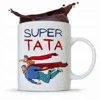 Kubek Na Dzień Ojca Dla Taty Super Tata Prezent Z Nadrukiem Ze Zdjęciem