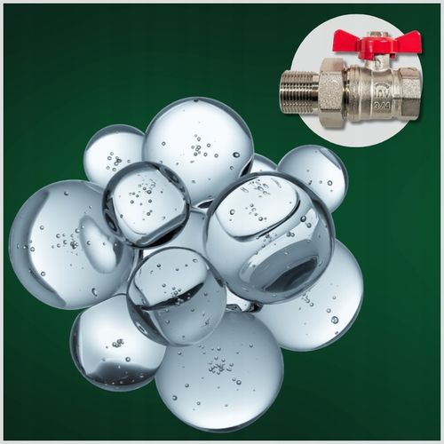 ZAWÓR KUREK KULOWY GW 3/4'' CALA DN20 ZE ŚRUBUNKIEM I DŁAWICĄ MOTYLEK na Arena.pl