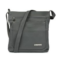 Koniakowa skórzana torebka damska listonoszka Beltimore 974