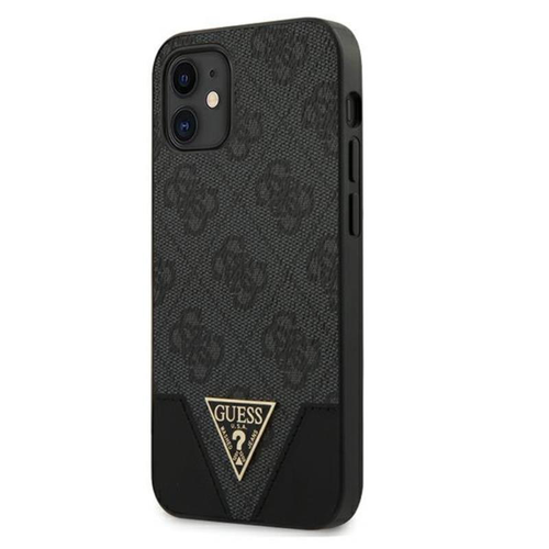 Guess 4G Triangle Collection Etui do iPhone 12 mini (szary) na Arena.pl