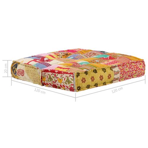 VidaXL Sofa, 120x120x20 cm, tkanina, patchwork na Arena.pl
