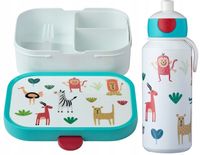 MEPAL ZESTAW LUNCHBOX ŚNIADANIÓWKA BIDON DZIECI ANIMAL FRIENDS KANAPEK