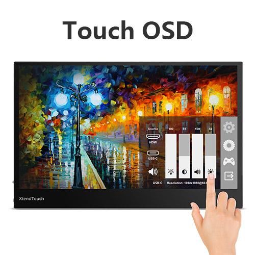 Przenośny monitor dotykowy USB-C XtendTouch XT1310F 13.3 Full HD na Arena.pl