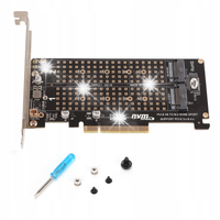 ADAPTER PCIE 4.0 X8 M.2 NVME PRZEJŚCIÓWKA