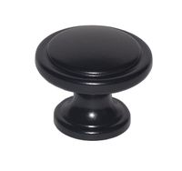 Gałka meblowa Schwinn 2786 Metalowa Kolor pokrycia - Czarny półmat lakier, Średnica - Ø39