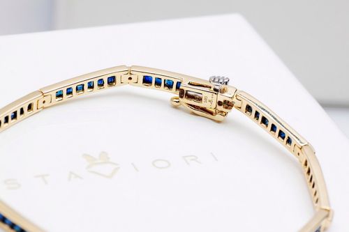 Złota bransoleta BZD4585 - Diament na Arena.pl