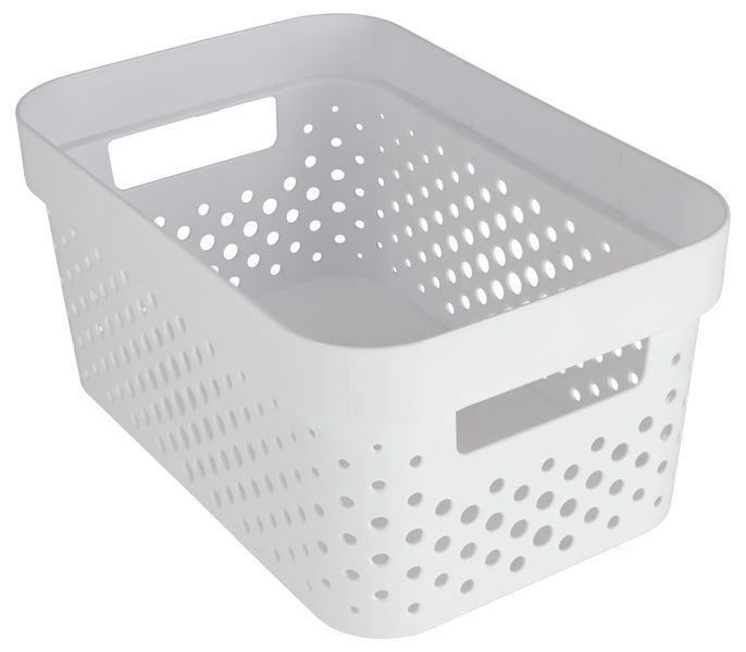 Curver Pojemnik Pudełko Ażurowe Eko 4,5 L Biały zdjęcie 8