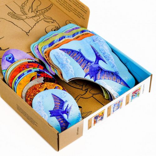 Puzzle dwuelementowe Dinozaury i ich dzieci na Arena.pl