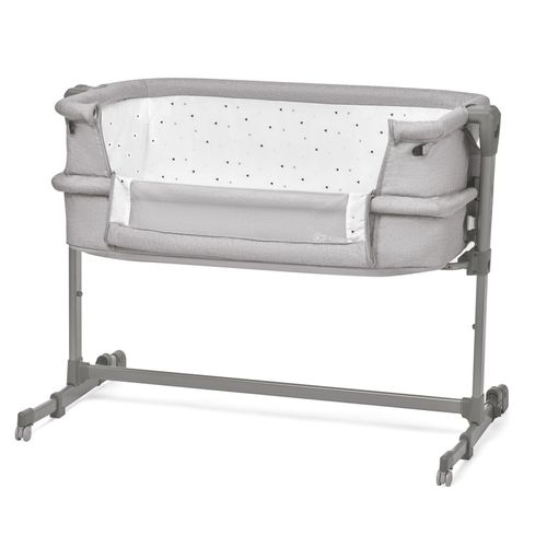 KINDERKRAFT Łóżeczko dostawne NESTE UP GREY LIGHT MELANGE na Arena.pl