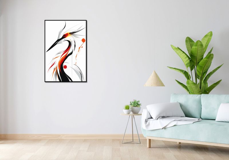 Plakat 61x90,5cm Bocian zdjęcie 4