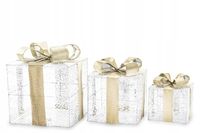 Ozdoba świąteczna Prezent Led kpl. 3szt