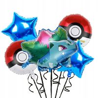 Zestaw Foliowych balonów z bajek i gier DEKORACJA URODZINOWA 5 SZT