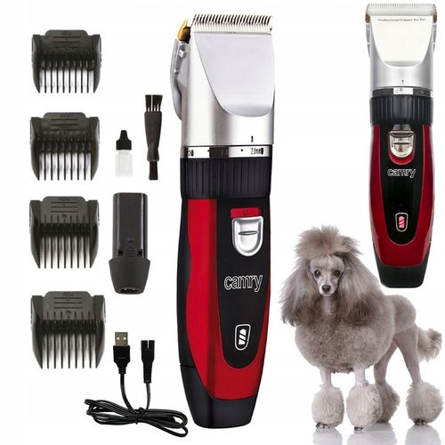 MASZYNKA DO STRZYŻENIA PSÓW ZWIERZĄT CAMRY +ZESTAW na Arena.pl