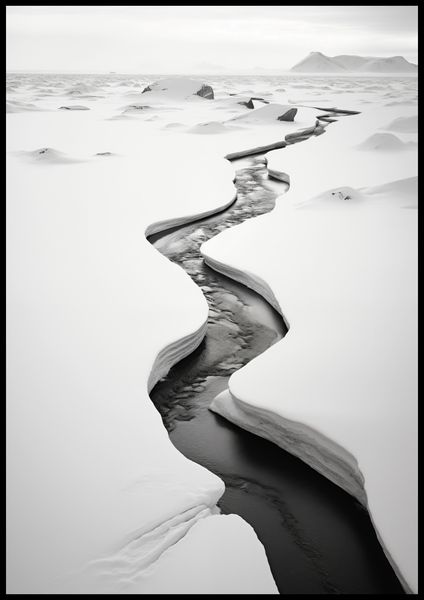 Plakat 70x100cm Szczeliny Mrozu zdjęcie 2