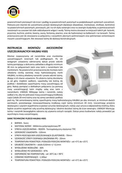 Folia w płynie 12kg Hydroizolacja Taśma 15m Zestaw zdjęcie 9
