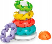 CLEMENTONI PIERŚCIENIE DO UKŁADANIA PUZZLE EDUKACYJNE PREZENT DLA DZIECI
