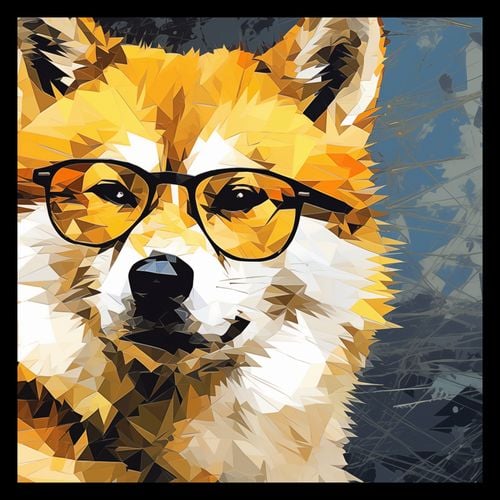 Plakat 40x40cm Intelektualny Psiak na Arena.pl