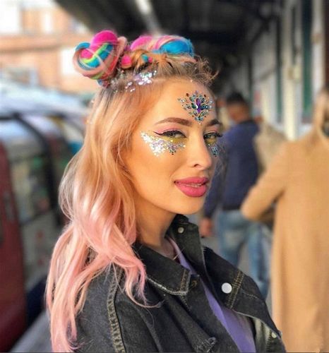 KRYSZTAŁKI SAMOPRZYLEPNE DIAMENCIKI NA TWARZ OCZY na Arena.pl