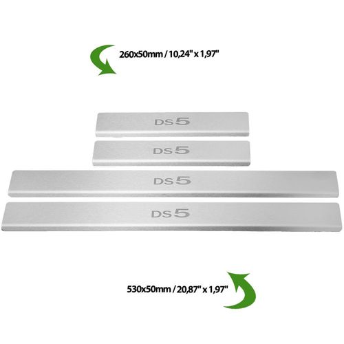 Listwa progowa CITROEN DS5 Stal nierdzewna 304 mat 4szt na Arena.pl