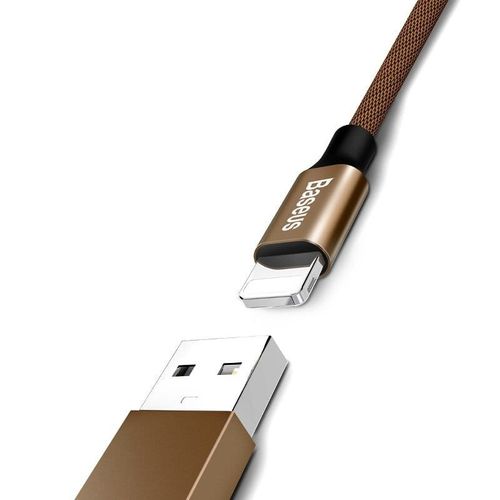 Kabel Baseus Yiven Lightning 120cm 2A - brązowy na Arena.pl