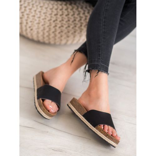 Modne Czarne Klapki r.39 na Arena.pl