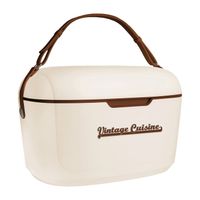 Vintage Cuisine Cooler Box Lodówka Turystyczna Retro z Paskiem 18,8L 1,4kg