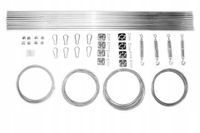 ZESTAW DO MONTAŻU ZEWNĘTRZNYCH ROLET RZYMSKICH POZIOMYCH DO DREWNA - DUŻY