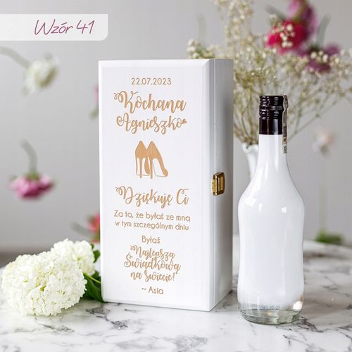 PODZIĘKOWANIE DLA ŚWIADKOWEJ SKRZYNKA NA ALKOHOL PREZENT DLA ŚWIADKOWEJ na Arena.pl