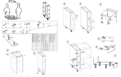 BELLA D-15/82 - SZAFKA DOLNA OTWARTA DĄB CRAFT na Arena.pl