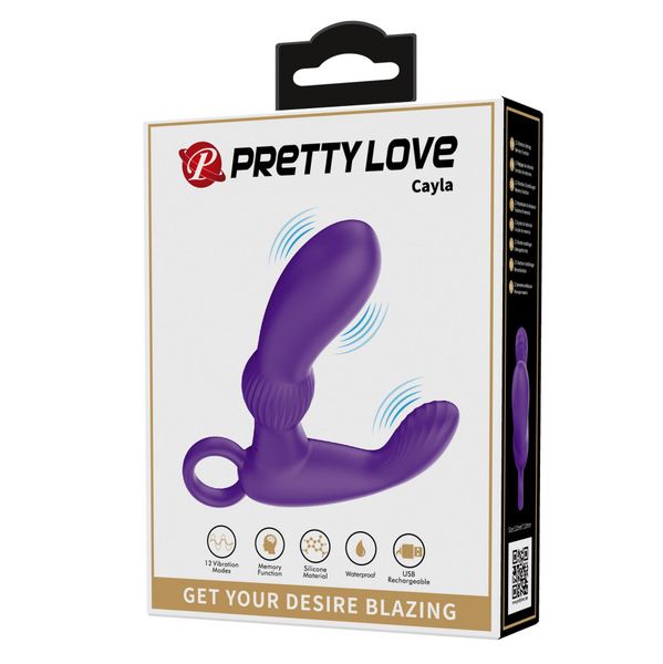 Pretty Love - Cayla Purple, 12 Vibration Functions Memory Function zdjęcie 10