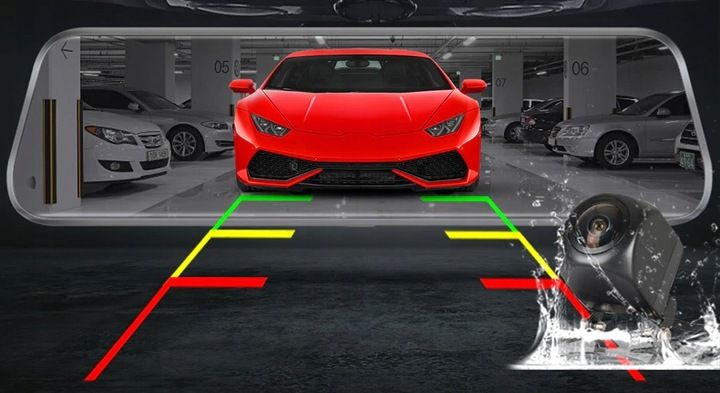 REJESTRATOR LUSTERKO FULL HD 10 KAMERA TYŁ RAM zdjęcie 6