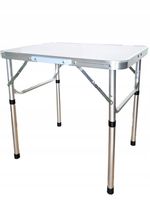 STOLIK składany MINI 60x45cm turystyczny CAMPING ŁÓŻKA DWIE WYSOKOŚCI NÓŻEK