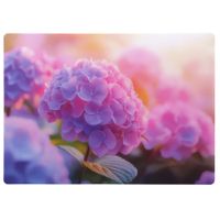 Podkładka mata na stół dekoracyjna tworzywo 44,5x32cm wz54 kwiaty hortensje