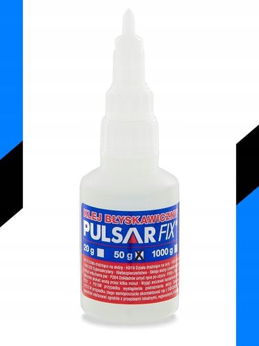 KLEJ CYJANOAKRYLOWY CA SEKUNDOWYŚREDNIA LEPKOŚĆ PULSAR FIX-07 50 g na Arena.pl