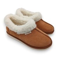 Bambosze Damskie Wełna Naturalna Ciepłe Wygodne Kapcie 40