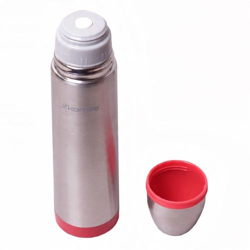 KUBEK TERMICZNY TERMOS STALOWY 100% SCZELNY pojemny bidon KAMILLE 1l na Arena.pl