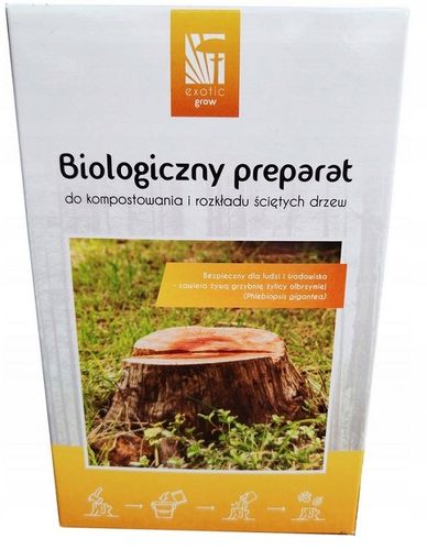 ŻYWA GRZYBNIA do rozkładu pni i korzeni drzew na Arena.pl