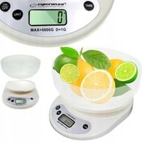 WAGA KUCHENNA ELEKTRONICZNA Z MISKĄ ZESTAW WYŚWIETLACZ LCD DOMOWA DOKŁADNA