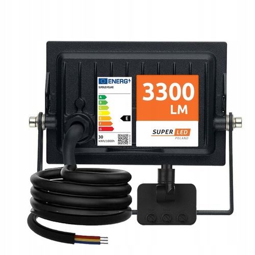 Halogen Naświetlacz LED 30W 3300 lm IP65 czujnik ruchu SUPER MOCNY na Arena.pl